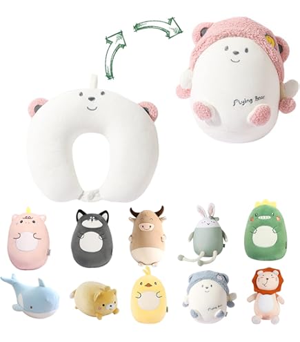 Leschi Reisekissen Fuchs - Nackenkissen Für Auto, Flugzeug & Büro