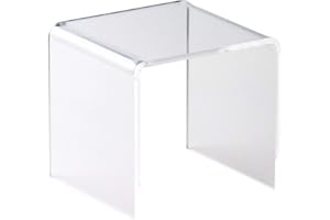 ogoPLUS Dekobrücke 300 x 300 x 300 mm, 4 mm Acrylglas, U-Ständer, Schaufenster Warenträger, Dekoration