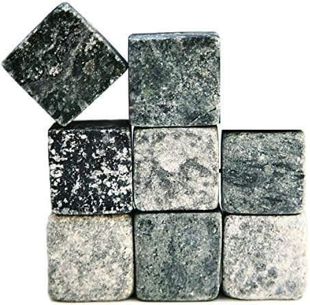 Sparq Whiskey Rocks (Set of 8-Large), Stone, Soapstone, 10 x 4 x 15 cm
