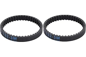 Dilwe Cinghia sincrona RC 2pcs, Cinghia dentata ad Anello Chiuso in Gomma Resistente Accessori RC per VS4-10 Axial SCX10/II/III