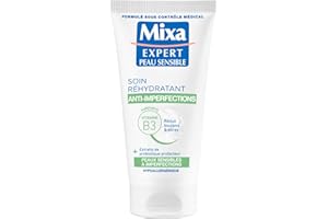 Mixa Expert Peau Sensible - Soin Très Hydratant Anti-Imperfections 2 en 1 - 50 ml