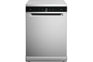 Whirlpool WFC 3C26 PF X Lavastoviglie Libera Installazione per 14 Coperti, Lavastoviglie con Tecnologia Sesto Senso Larghezza 60 cm, Profondità 59 cm, Altezza 85 cm, Classe Energetica E