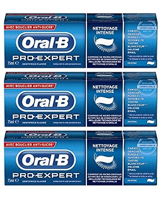 Oral-B - Dentifrice Pro Expert Nettoyage Intense - 75 ml - Lot de 3
