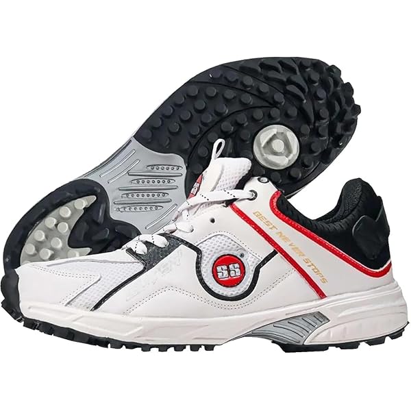 Chaussures De Cricket SS Camo 9000 - Semelle EVA Antidérapante Cuir Synthétique
