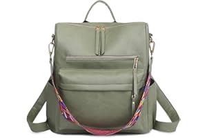 Wishliker Anti Theft Waterproof Artificial Leather Backpack Women