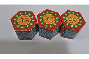 YEPPLO Balsamo di tigre, unguento rosso, 21 g, 3 pezzi