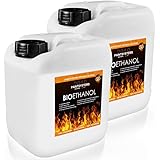 BIO ALKOHOL 100% 2 x 5 Liter - BIOETHANOL für Alkohol-Kamine