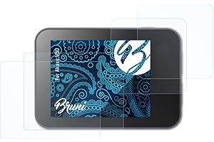 Bruni Schutzfolie passend für Akaso V50, Folie glasklare Displayschutzfolie (2er Set)