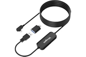 Wrugste Link Cable 5M Compatible con Oculus/Meta Quest 2/Quest 1, Transferencia de datos de alta velocidad 100% Cable de carga, Accesorios para auriculares VR Gaming PC/Steam VR