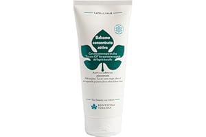 Biofficina toscana Balsamo concentrato attivo, 200 ml – Balsamo capelli danneggiati ad azione volumizzante – Conditioner capelli con olio extravergine di oliva Toscano IGP e proteine vegetali