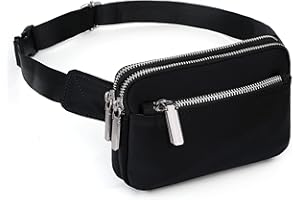 Riñoneras de Moda - UTO Riñonera Deportiva, Impermeable Viaje Cinturón, Bolso Bandolera Bolso de la Cintura, Peso Ligero Estupendo para Mujer Hombre