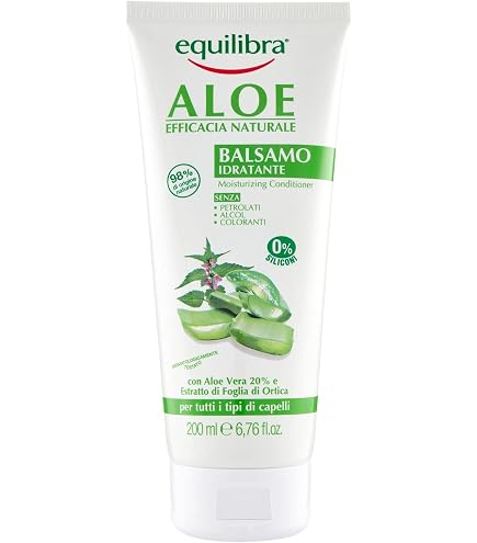 Equilibra Aloe szampon nawilajcy, 250 ml : Amazon.pl: Uroda
