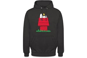 Spreadshirt Peanuts Snoopy Und Die Hundehütte Unisex Hoodie