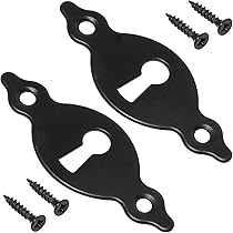 Set Bocallavi Rotondi Per Serrature Europrofilo - Acciaio Cromato