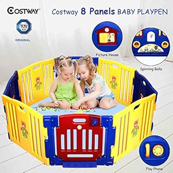 playpen plastic colourful