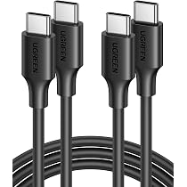 Cavo di ricarica rapida UGREEN PD3.0 60W USB Type-C a USB-C per iPhone 17 16 MacBook Air iPad Samsung Xiaomi - Cavo caricatore USB veloce  202192403
