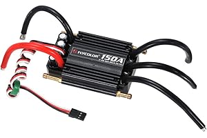 Goolsky Original Flycolor Impermeable 150A Brushless ESC variador electrónico con 5.5V / 5A BEC para RC Barco