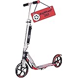 HUDORA BigWheel 205 Pure Scooter, Monopattino per bambini e adulti, Scooter a partire dai 6 anni, City Roller fino a 100 kg, 
