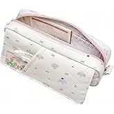 RTRTGS Large Capacity School Pencil Case with 3 Compartments, Pencil Holder Organizer, Large Stationery Case, 3 Zips, Office