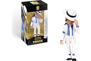 MINIX Collectible Figurines Bandai Michael Jackson, collezione 12 cm, collezione per esposizione, idea regalo, giocattoli per bambini e adulti, fan della musica (MN16228)