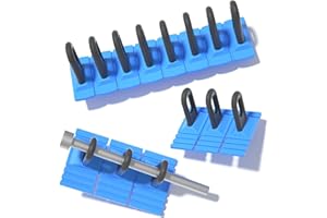 Shonwin Ausbeulwerkzeug Dellen Repair Puller,Heavy Duty Auto Glue Tabs Tools, Auto Strong Glue Puller Tabs für Paintless Dellen Reparaturset(Blau)