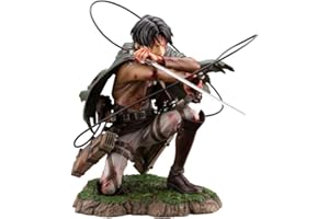 KOTOBUKIYA Statua del Capitano Levi in ​​ginocchio 17 cm