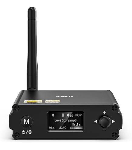 1Mii DS700 HiFi Bluetooth Transmitter Receiver with DAC, LDAC Hi