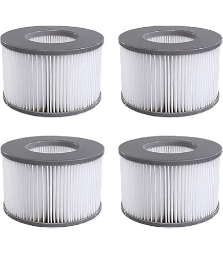 Lot De 2 Filets De Protection Pour Filtres De Spa Mspa Housses De Protection Pour Filtres De Remplacement Plisses Mspa 90 96377754