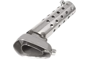 Andux Zone Silencieux d'échappement de moto 40mm silencieux réglable démontable réglable XSQ-01