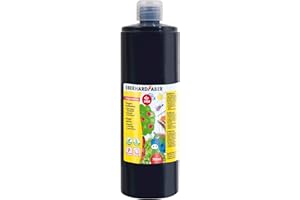 Eberhard Faber 578999 - Fingerfarbe EFA Color, schwarz, 750 ml, schnelltrocknend und auswaschbar