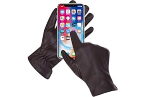 MGGMOKAY MGGM collection Guanti invernali da uomo in pelle Guanti da equitazione in morbida pelle di pecora foderati in cashmere caldo