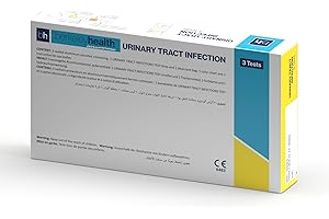Berkeley Health Urinary Tract Infection (UTI) Home Test Kit | Detect Leukocytes, Blood, Nitrites, and Proteins in Urine | Fast & 99.5% Accurate | Easy to Follow Self Test Kit | 3 Tests