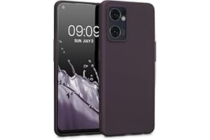kwmobile Carcasa Compatible con OPPO Find X5 Lite Funda - Case TPU y Silicona Ultrafino - Antigolpes con Bordes elevados - Apto Carga inalámbrica - Frambuesa metálico