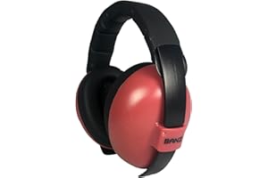BANZ Ohrenschützer Snr 24.3dB weich und bequem mit Schutz Hörgerät für Babys und Kinder klein (Rauschunterdrückung Bewertung Führer in der Industrie) 0-2 Jahre Mittel Kastanienbraun