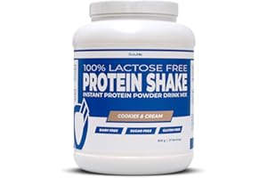 Ovowhite Proteina Instant clara huevo en polvo Eggs 100% natural Shake 800g vegetarianos (Cookies&Cream)