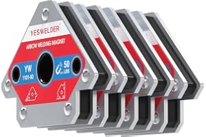 YESWELDER 50LB Svetsmagneter 4 Delar | Magnetiska svetshållare, 50LB hållkraft, robusta svetstillbehör