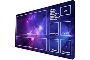 DYETEE board game starlight TCG Playmat -Starry Sky MTG Playmat - Also Great as a Mouse Pad 478 With Zones New