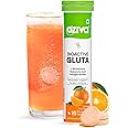 OZiva Bioactive Glutathione Tablets for Radiant Skin - 15 Effervescent Tablets (Pack of 1) | L-Glutathione, Hyaluronic Acid, Lycopene For Skin Glow & Anti-Pigmentation | Orange