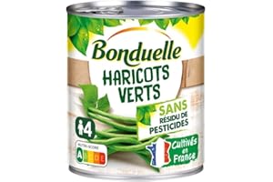 GENERIC HARICOTS VERTS EXTRA FIN SANS RÉSIDU DE PESTICIDES 4/4 440G, BONDUELLE, LOT DE 4