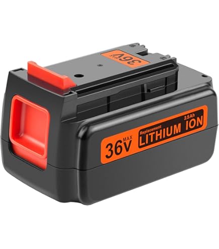 LBXR36 36 V Ersatz für Black Decker Akku 36 V 2,5 Ah BL20362 LBX2040 LBXR2036 LBX1540 LBX2540 LST136 LHT2436B LSW36 LCC340C LCS1240B BL2036B 2-XJ BL. 2536-XJ Akku für kabellose Werkzeuge