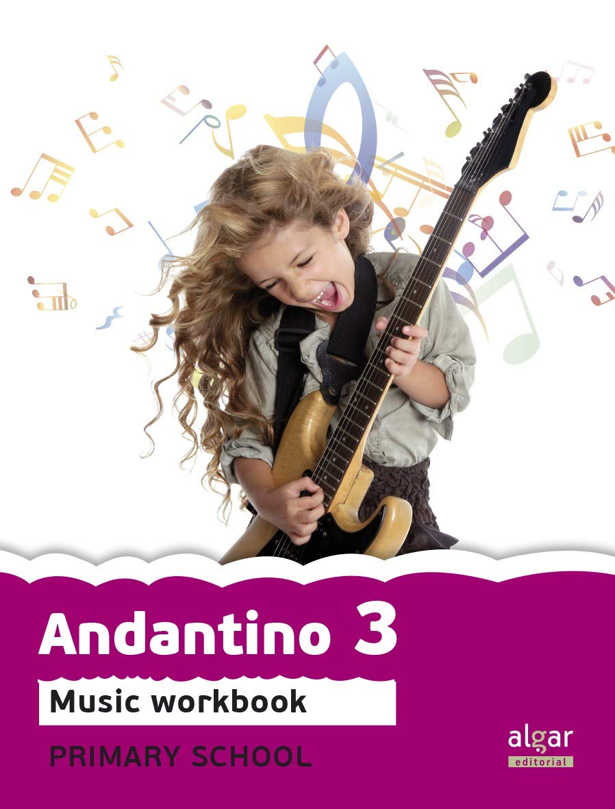 Cuaderno Andantino 3. Primaria : Music workbook