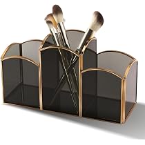 Großer Kosmetik-Organizer Aus Metall & PP – Schwarz, 30x17x30 Cm, Mit Abnehmbaren Tabletts Für Parfüm, Skincare & Make-up