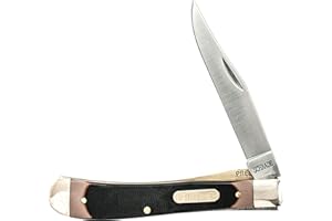 Taylor cubertería LTC 194ot Schrade Old Timer Gunstock Trapper Lock-Blade Cuchillo