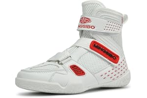 BLBK Boxe Scarpe per Bambini Wrestling Scarpe Wrestling Boxing Allenamento Scarpe Traspiranti Boxe Stivali