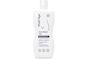 Multi-Gyn FemiWash Gel 220 ml – Hygiène intime quotidienne pour femme – Sans savon, sans parfum – Avec panthénol apaisant, aloe vera, acide lactique et complexe antibactérien – pH optimal