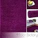 Produktbild floor factory Hochflor Shaggy Teppich Colors violett 80x150cm - Pflegeleichter und günstiger Langflorteppich