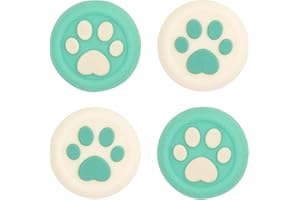 GeekShare Green Cat Paw Manette Xbox One Poignées de pouce, 4PCS Thumbsticks Cover Set Compatible avec Xbox One Controller