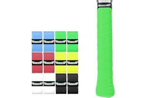 G-Lueck Lot de 12 Overgrips de Tennis très adhérents | Talent Grip | Épaisseur 0,50-0,60 mm | Surgrips pour Raquettes de Tennis, Badminton, Squash, Padel et Autres