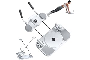 KAMANAN Reformer Pilates Machine,Foldable Pilates Board Reformer Machine Set,5 in1 Multifunctional Pilates Board,Portable Pilates Reformer Board for Back/Arm/Leg Workouts,Fitness Gift for Women