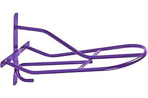 Perry Equestrian No.524 Wall Mounted Standard Saddle Rack, Purple